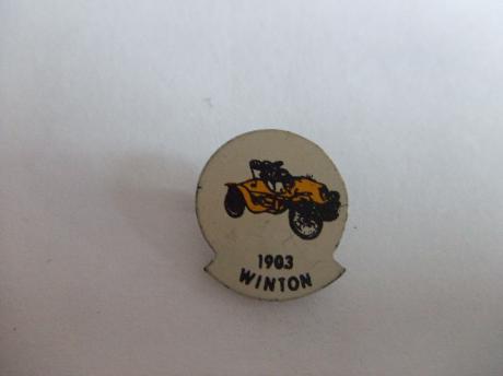 Winton 1903 oldtimer geel